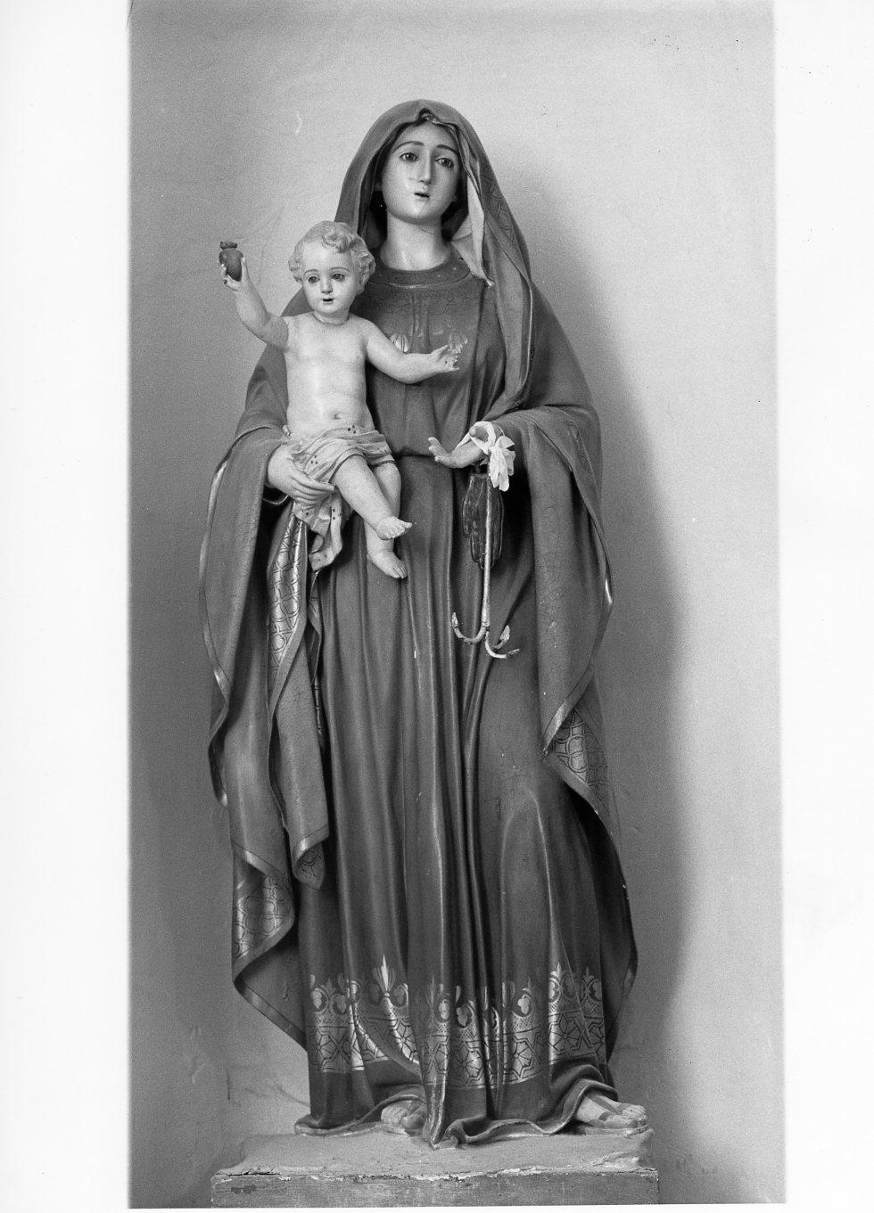 Madonna della Speranza, Madonna con Bambino (statua) - bottega leccese (secc. XIX/ XX)