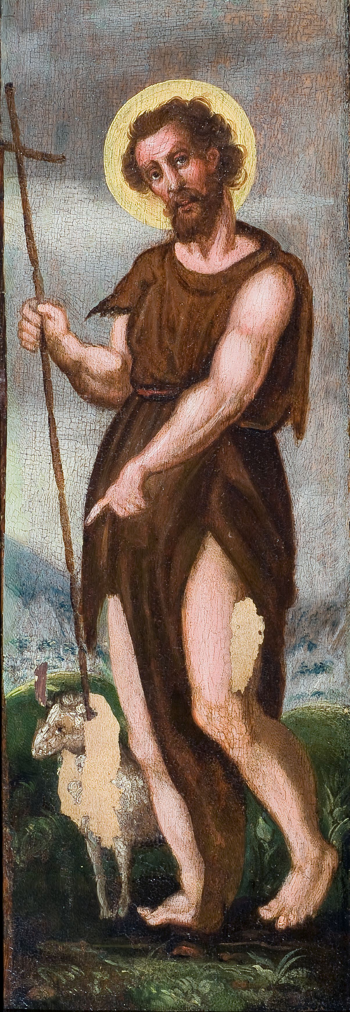 San Giovanni Battista (dipinto, opera isolata) - ambito lombardo (prima metà XVII)