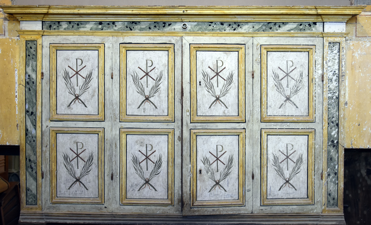 armadio per reliquiari, opera isolata - bottega umbra (XVIII)