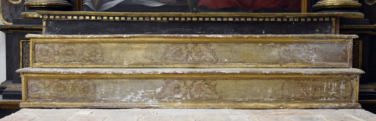 gradino d'altare, serie - bottega umbra (metà XVII)