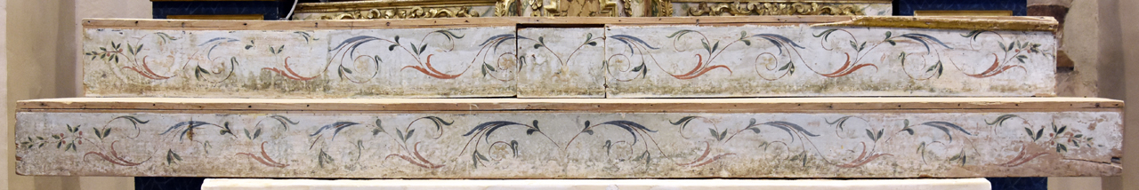 gradino d'altare, opera isolata - bottega umbra (seconda metà XVIII)