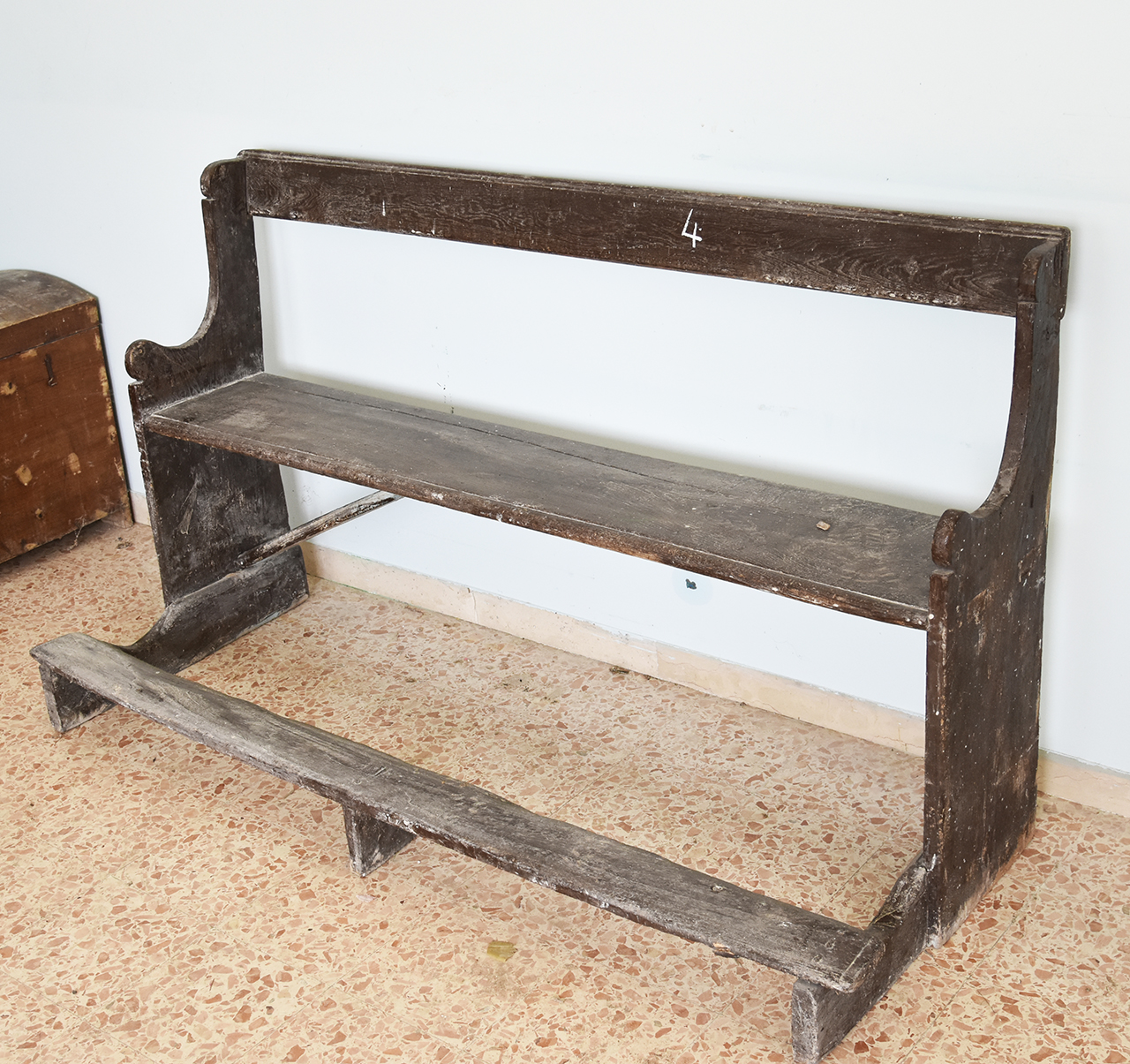 banco da chiesa, opera isolata - bottega umbra (XIX)