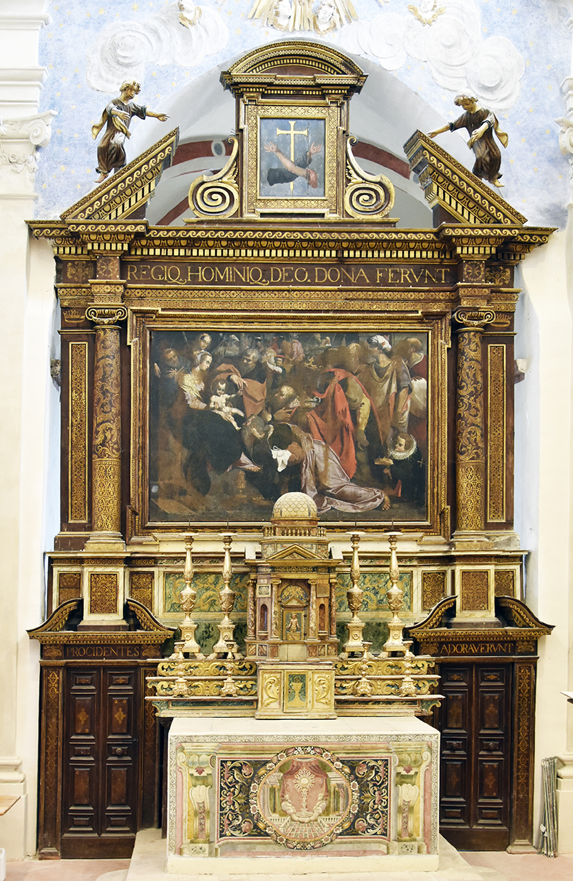 altare, elemento d'insieme - bottega umbra (metà XVII)