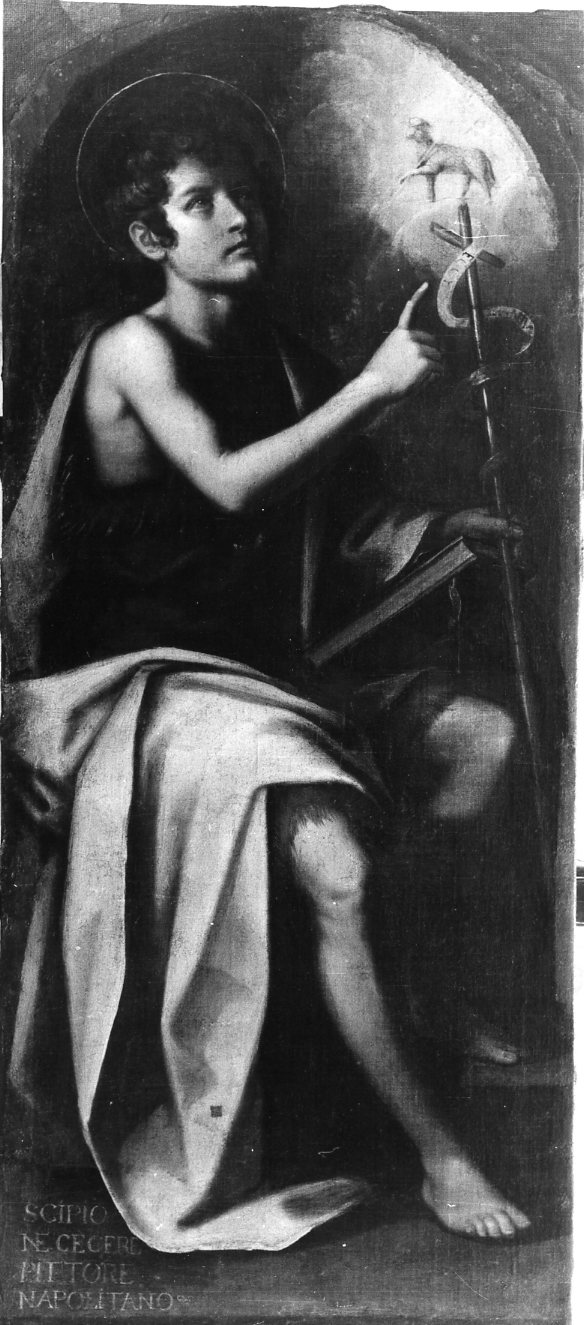 San Giovanni Battista (dipinto) di Cecere Scipione (attribuito) (inizio sec. XVII)