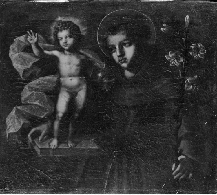 Sant'Antonio da Padova (dipinto) di Cecere Scipione (attribuito) (inizio sec. XVII)