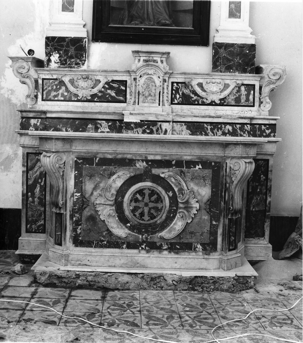 altare, coppia - bottega Italia meridionale (sec. XVIII)