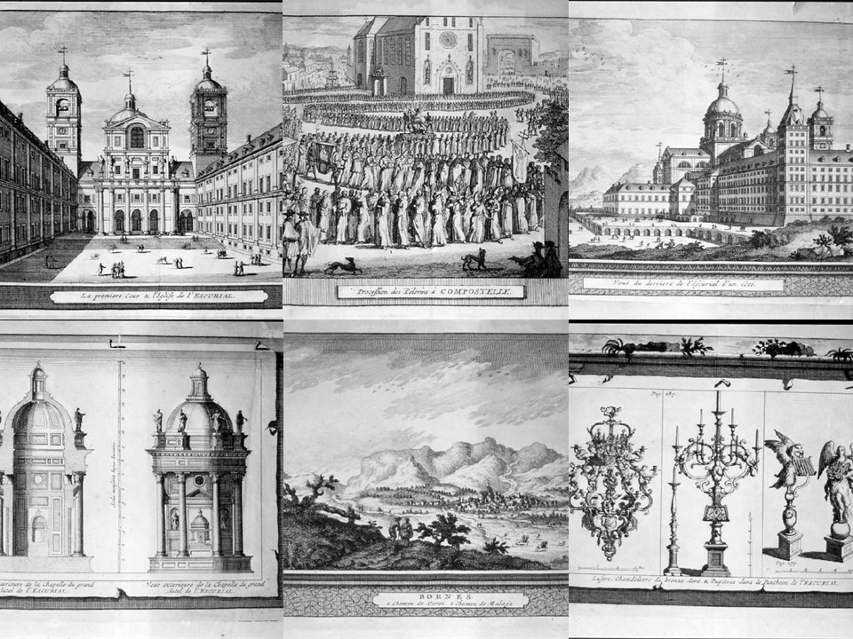 Vedute della Spagna (stampa smarginata, serie) - scuola francese (sec. XVIII)