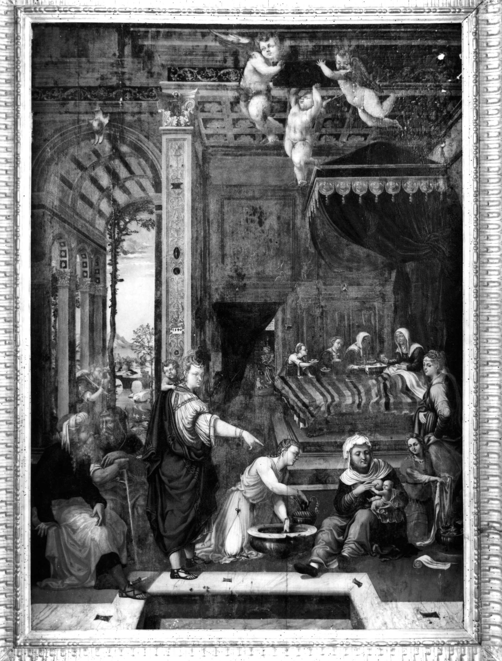 Natività della Vergine, Natività della Vergine (dipinto) di Bigio Marco (XVI)