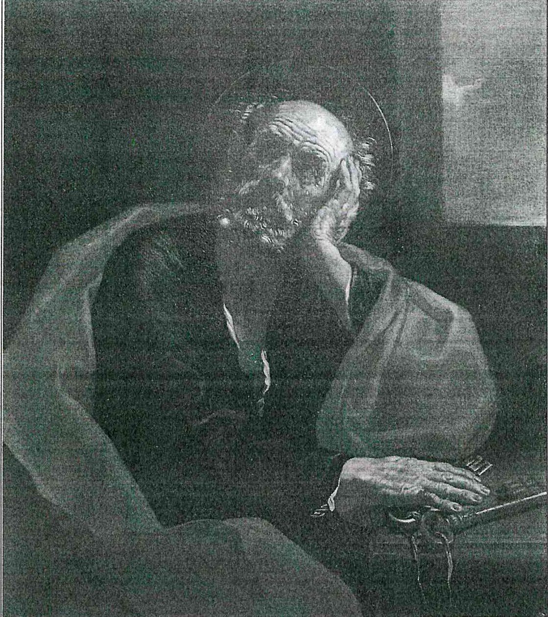 San Pietro (dipinto, opera isolata) - ambito italiano (XVII)