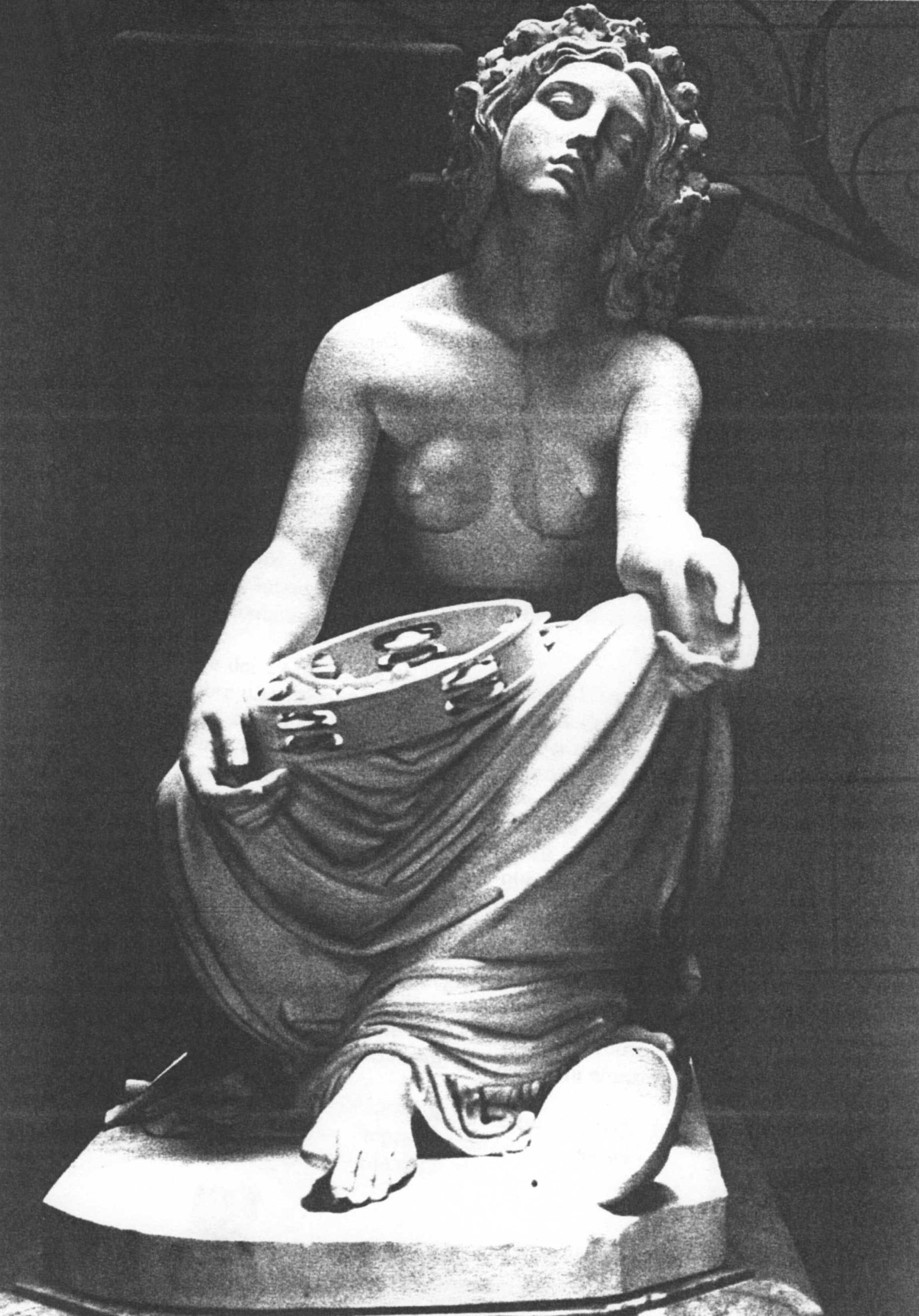 Baccante stanca, Giovane adolescente seduta (scultura, opera isolata) di Duprè Giovanni (seconda metà XIX)