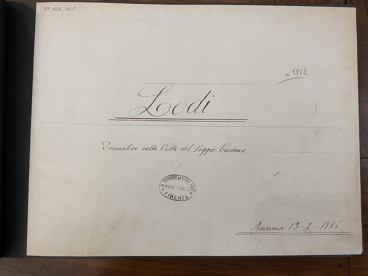 Pittori italiani - Sec. 19. - Lodi, Gaetano (positivo, insieme completo) di Lodi, Gaetano (XIX)