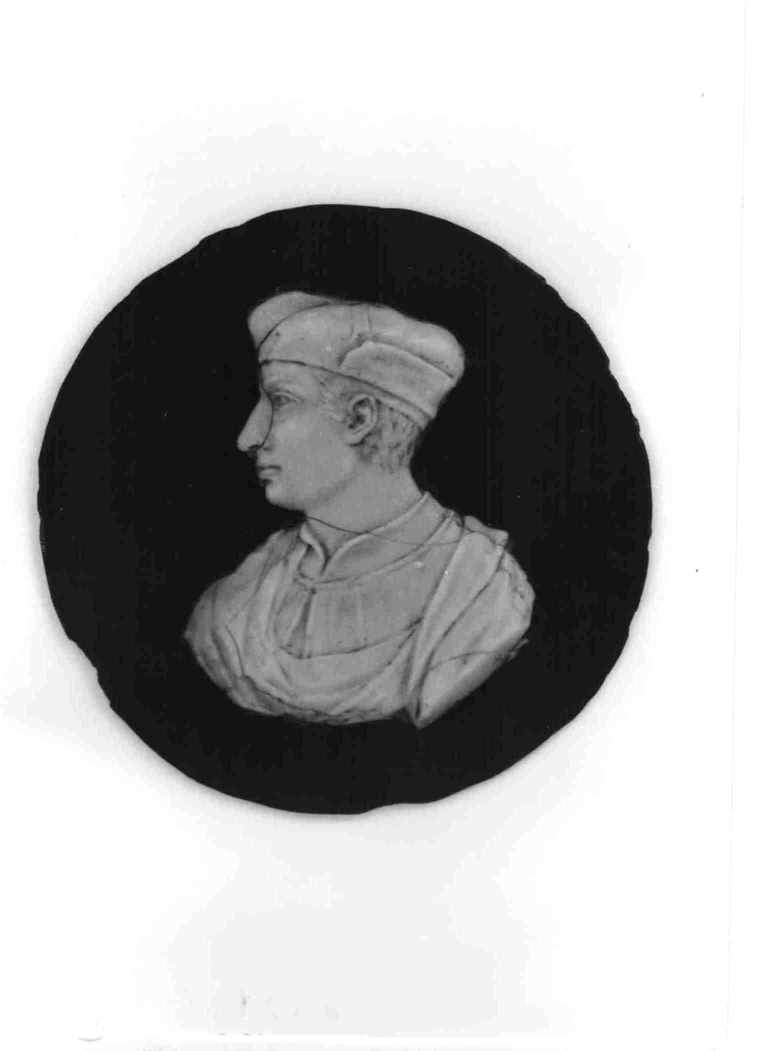 ritratto di Giuliano dei Medici (rilievo) - bottega toscana (XIX)