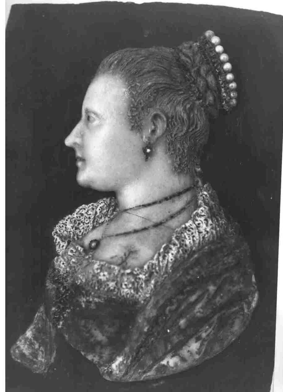 ritratto di Bianca Cappello (rilievo) - bottega toscana (sec. XIX)