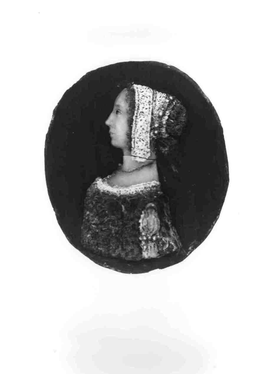 ritratto femminile (rilievo) - bottega toscana (XIX)