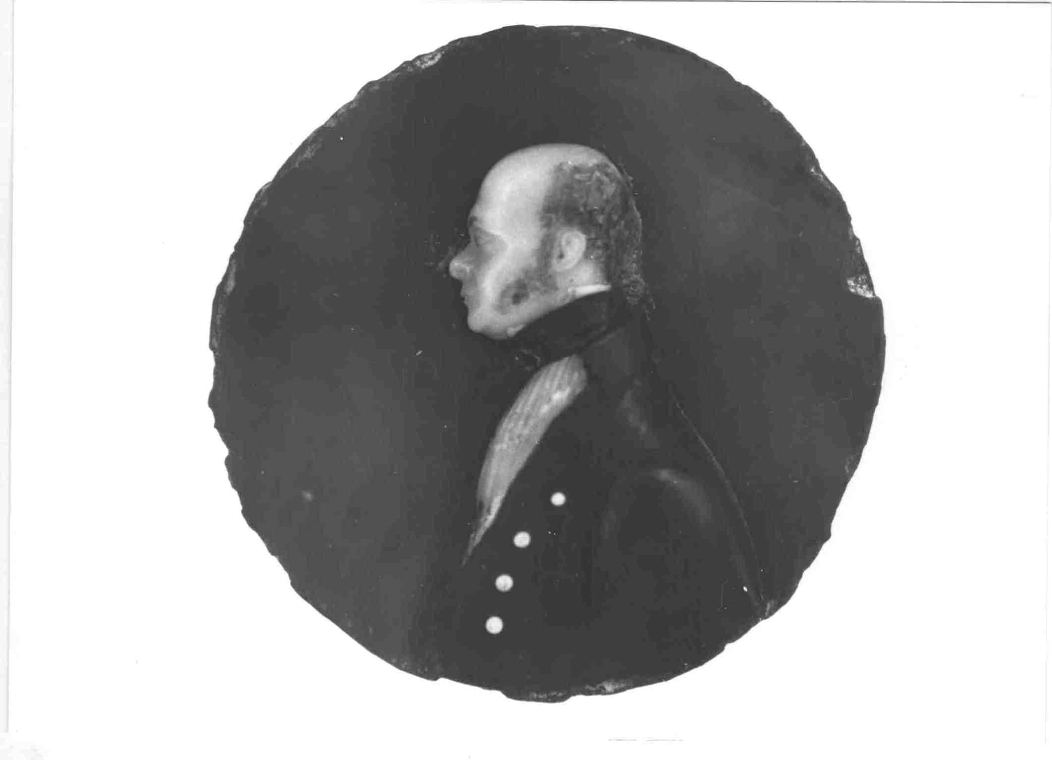 ritratto di Santorre di Santa Rosa (rilievo) - bottega toscana (XIX)