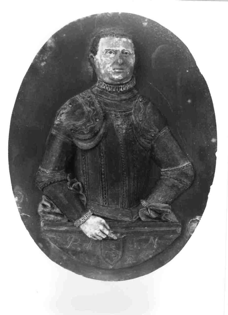ritratto maschile (rilievo) - bottega toscana, bottega napoletana (XVII-XVIII)