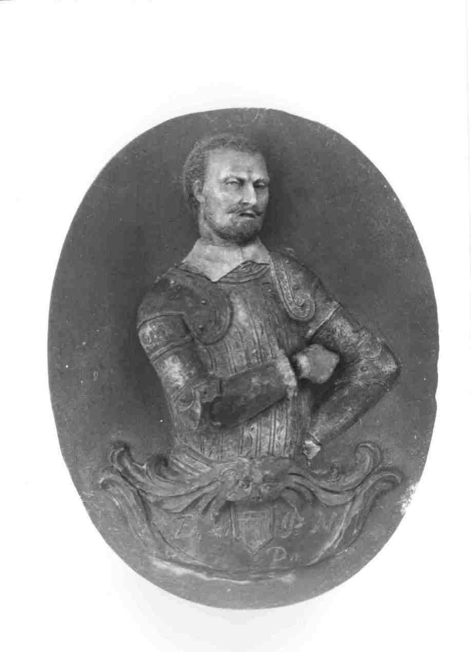 ritratto maschile (rilievo) - bottega toscana, bottega napoletana (XVII-XVIII)