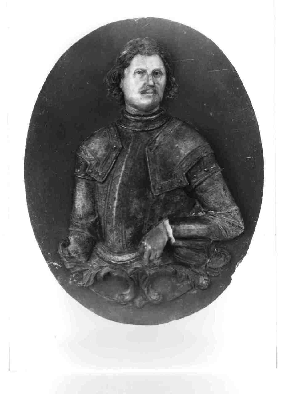 ritratto maschile (rilievo) - bottega toscana, bottega napoletana (XVII-XVIII)