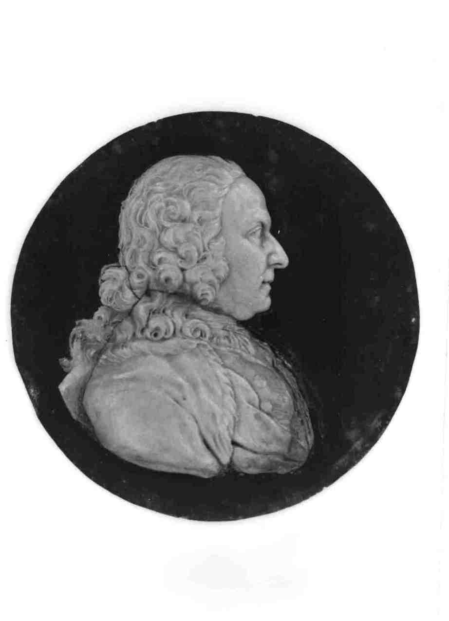 ritratto di Pompeo Girolamo Batoni (rilievo) - bottega toscana (XVIII-XIX)