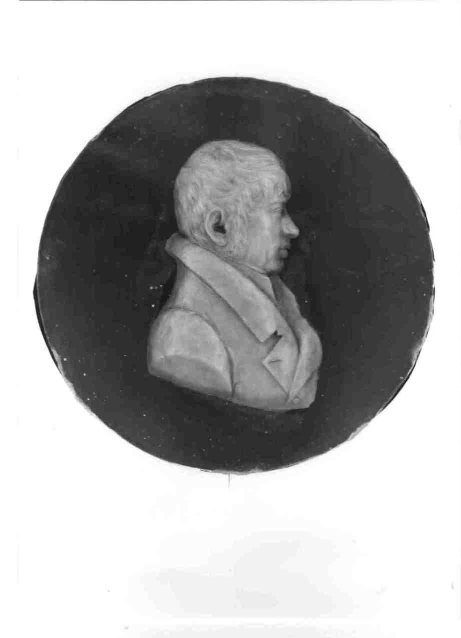 ritratto di Gaspare Luigi Pacifico Spontini (rilievo) - bottega toscana (XIX)