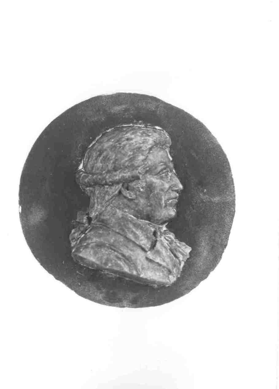 ritratto di Carlo Goldoni (rilievo) - bottega toscana (XIX)
