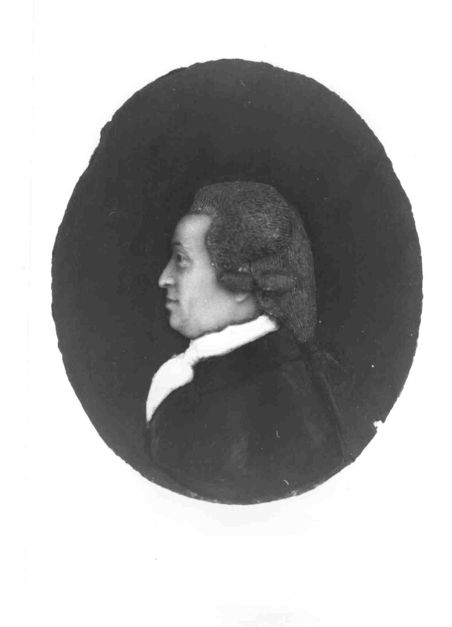 ritratto di Carlo Goldoni (rilievo) - bottega toscana (XIX)