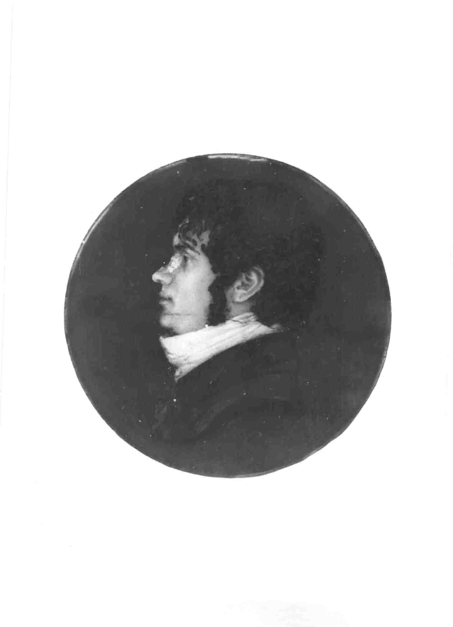 ritratto maschile (rilievo) - bottega toscana (XIX)