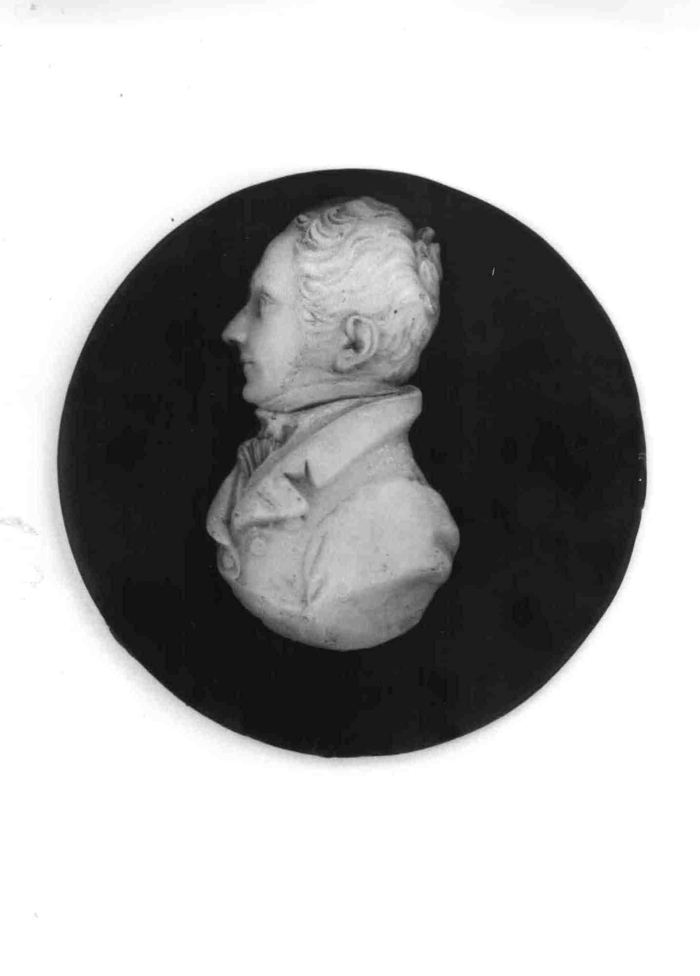 ritratto maschile (rilievo) - bottega toscana (XIX)