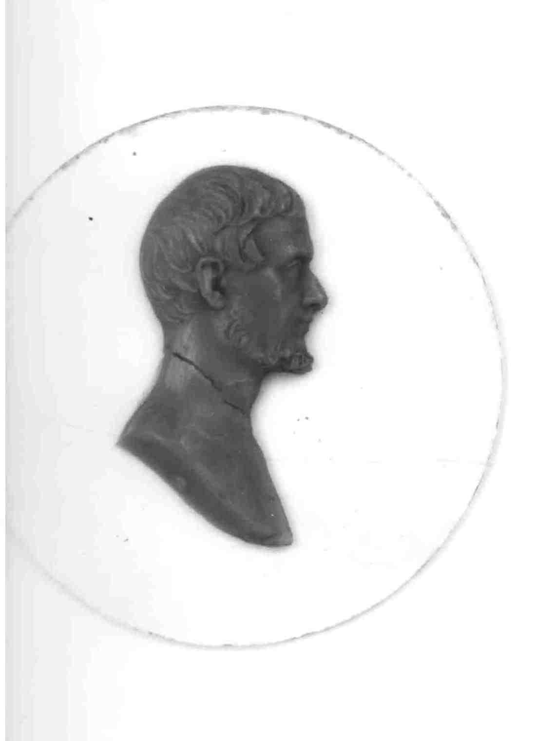 ritratto maschile (rilievo) - bottega toscana (XIX)