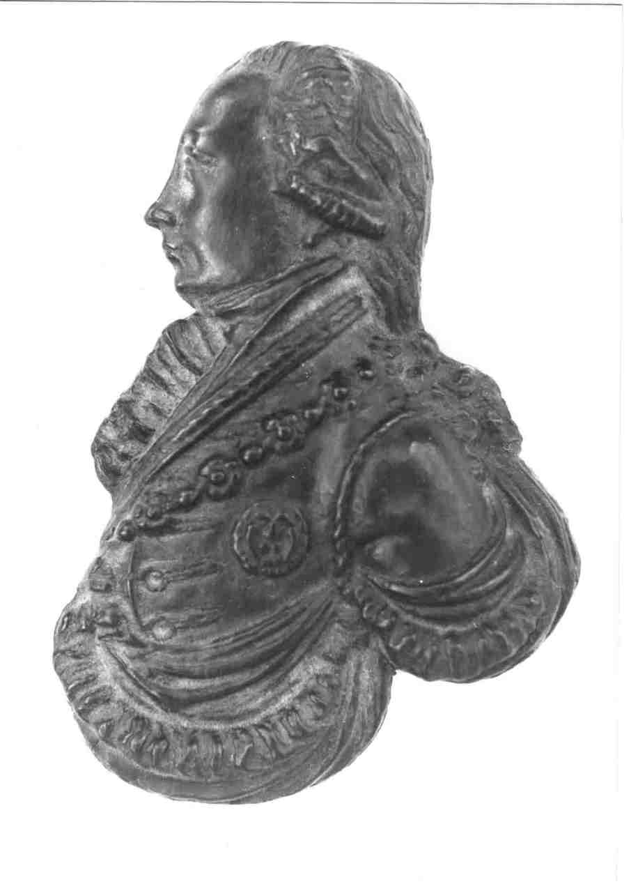 ritratto di Ferdinando III d'Asburgo-Lorena (rilievo) - bottega toscana (XIX)