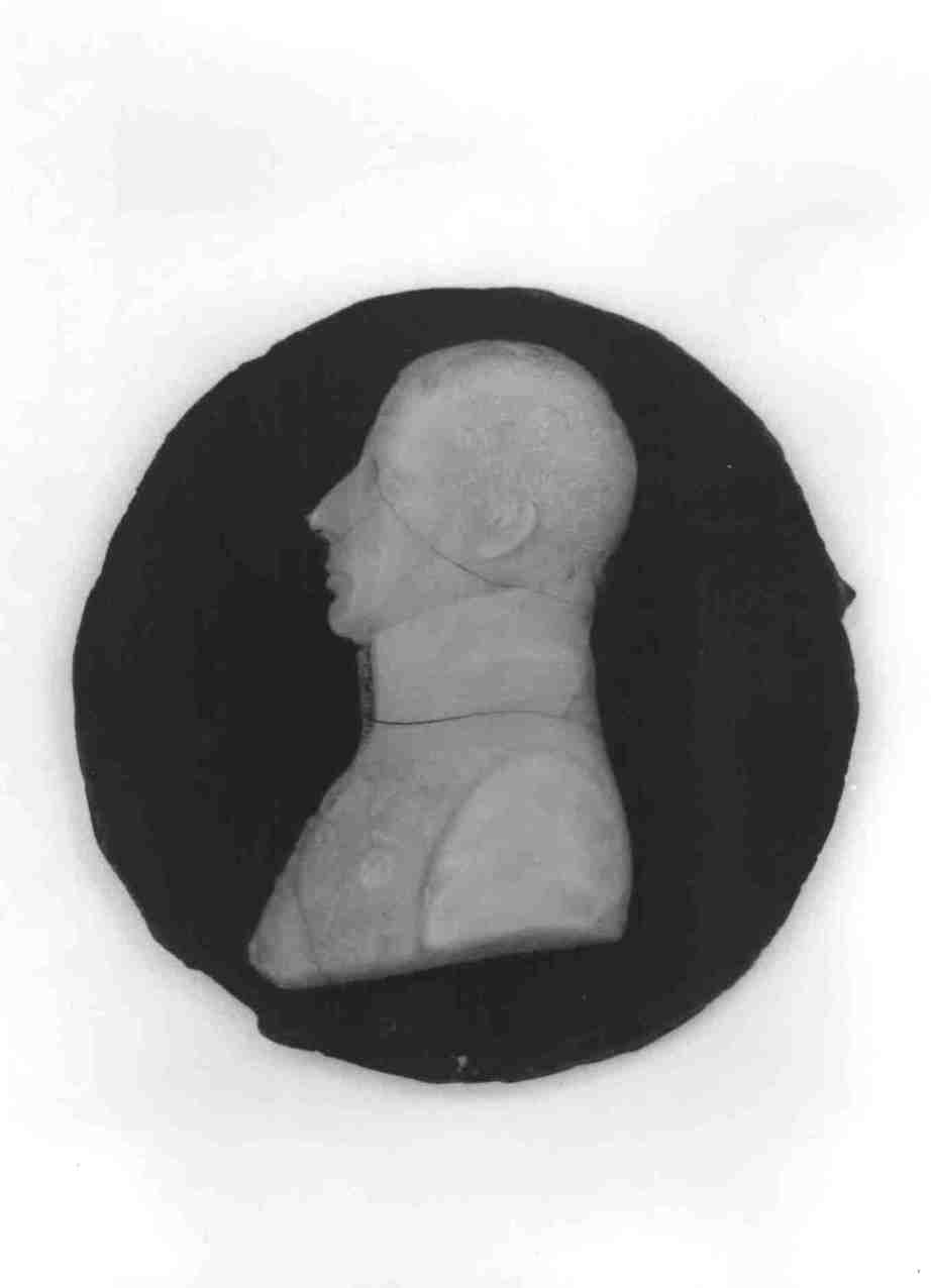 ritratto maschile (rilievo) - bottega toscana (XIX)