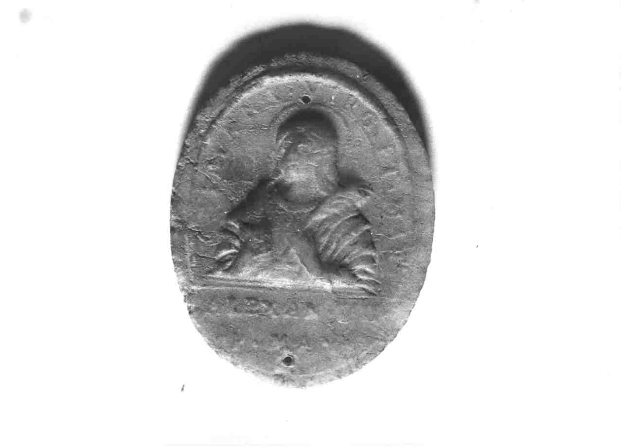 Santa martire (Agnus Dei) - bottega romana (XVII)