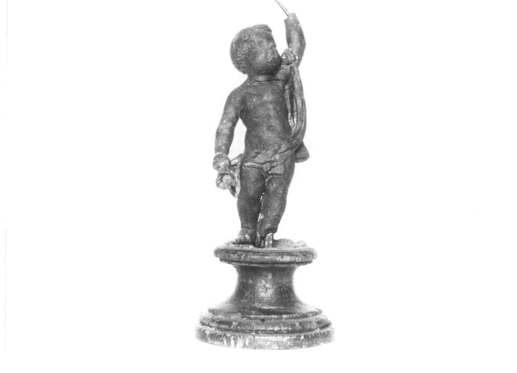 putto (scultura miniaturistica) - bottega toscana (fine/ inizio XVIII-XIX)