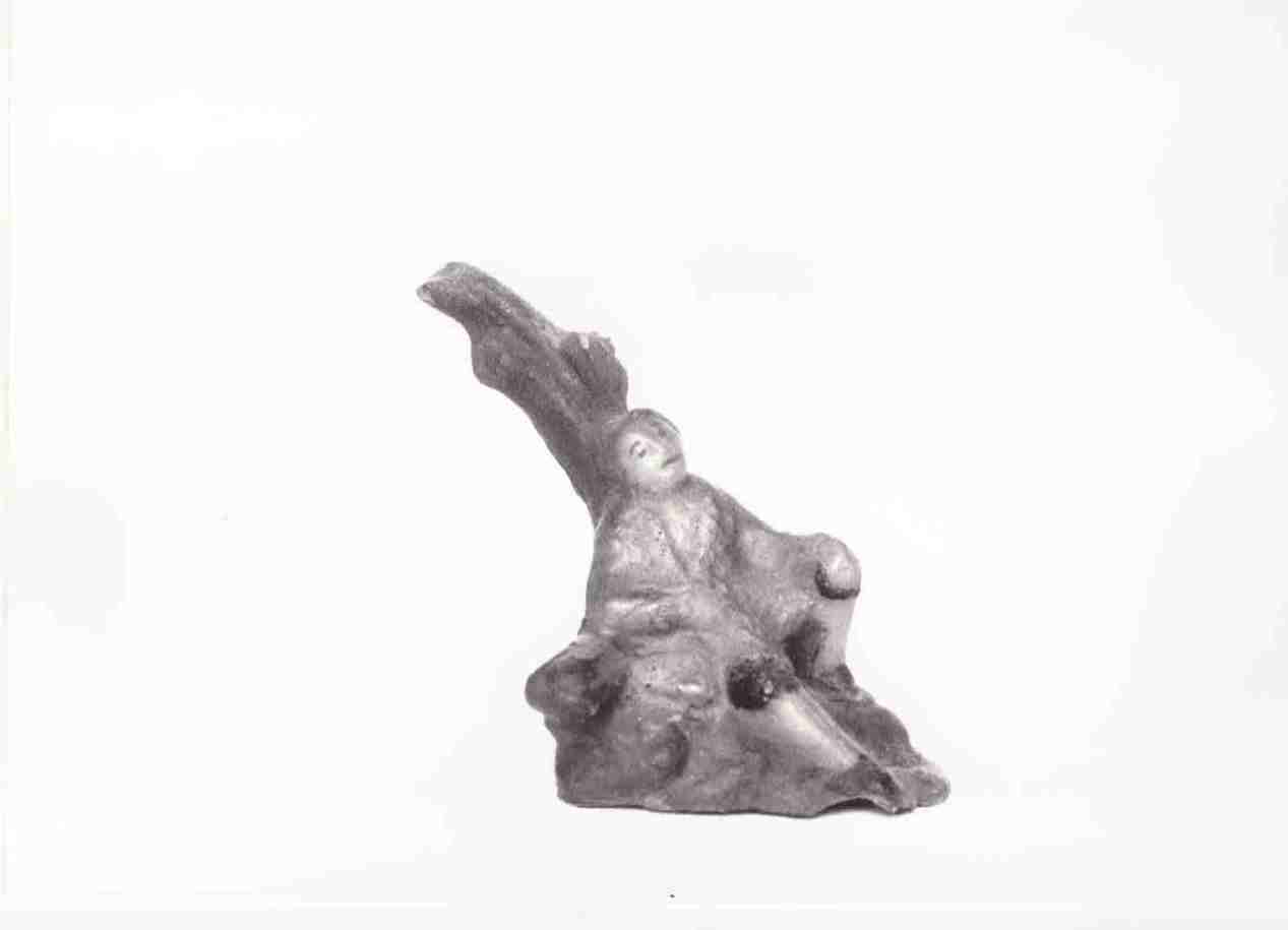pastore dormiente (scultura miniaturistica) - bottega toscana (XIX)