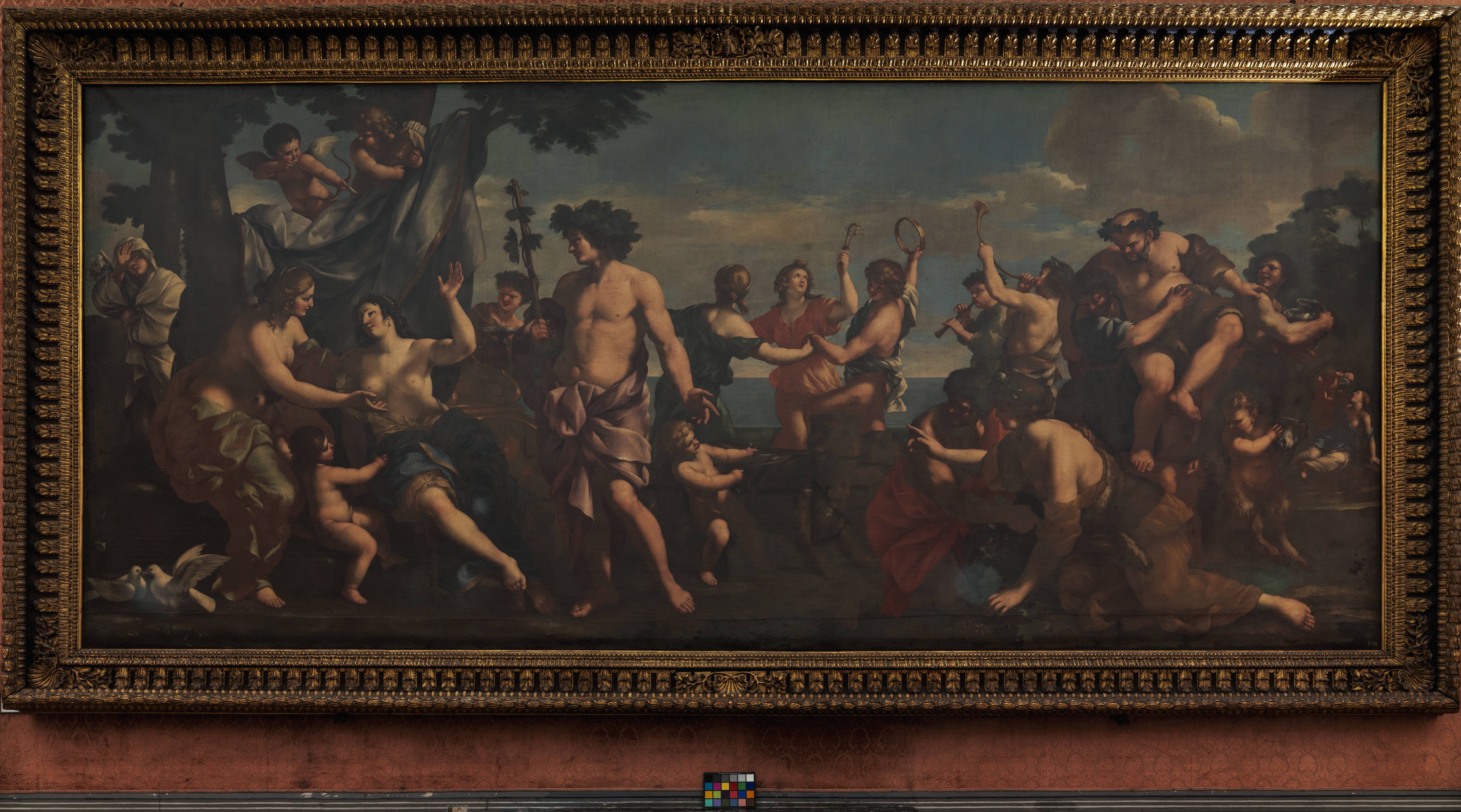 Bacco e Arianna, Bacco e Arianna (dipinto, opera isolata) di Belloni Giuseppe (attribuito) - ambito romano (secondo quarto sec. XVII)