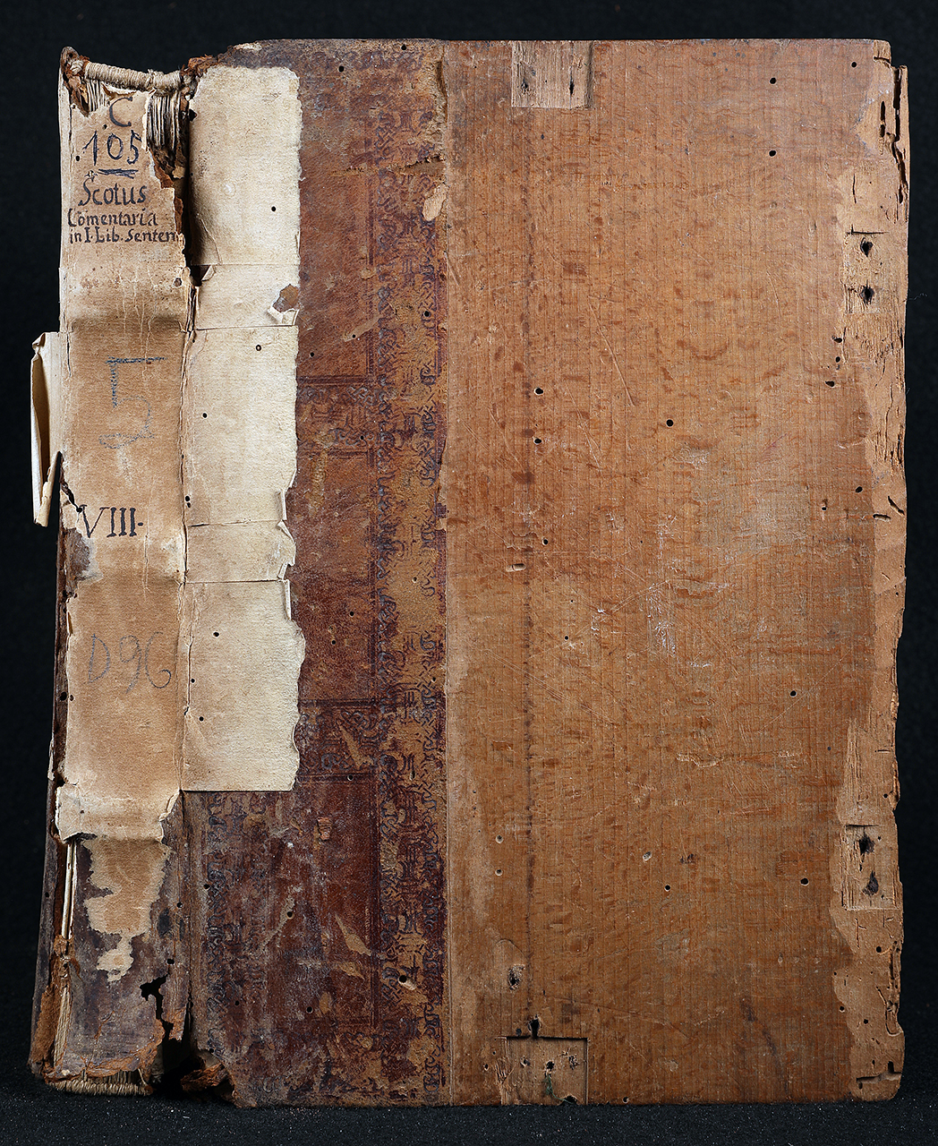 legatura ad assi scoperte, opera isolata - ambito italiano (fine/ inizio XV/ XVI)