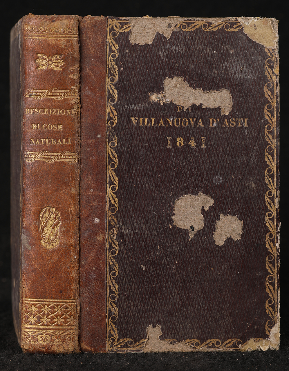 mezza legatura, opera isolata - ambito italiano (secondo quarto XIX)