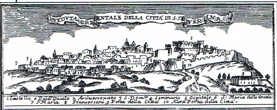 centro storico, di crinale, collinare, agricolo, Santa Severina, Severiniana (denominazione storica, età romana), Siberene (denominazione originaria) (IX)