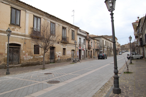 centro storico, di fondovalle, a scacchiera, agricolo, Girifalco, Gheros Faecos (denominazione storica, X sec.) (IX)