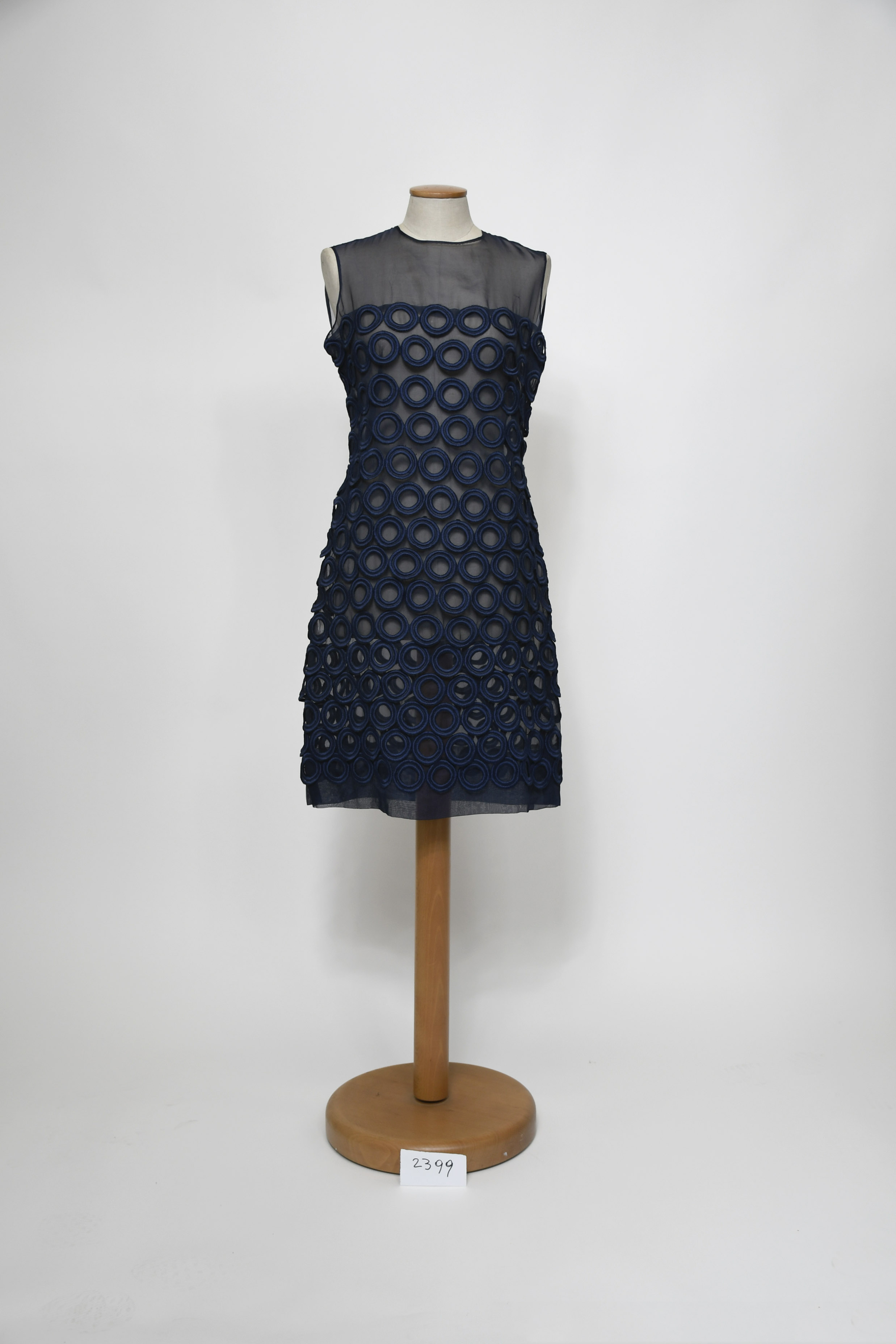 abito, civile, da sera, femminile - sartoria torinese (terzo quarto sec. XX)
