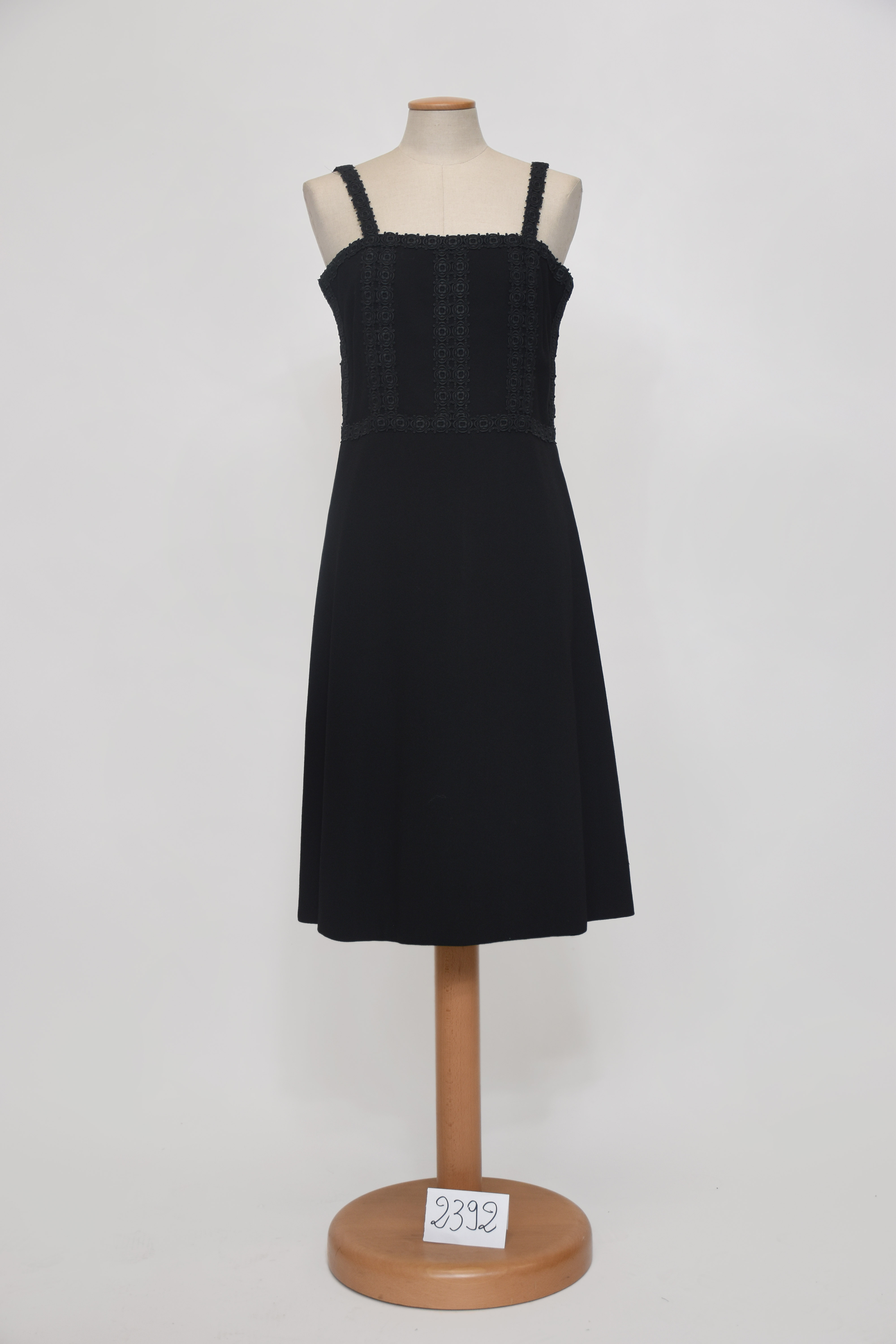abito, civile, da sera, femminile - sartoria Gianni de Rossi (terzo quarto sec. XX)