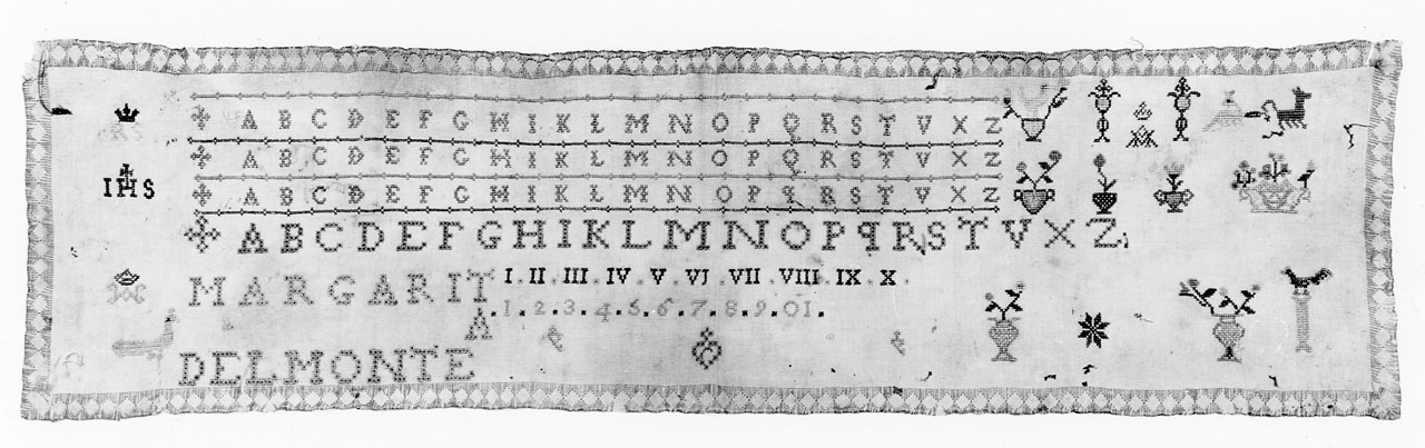 imparaticcio di Del Monte Margarita (ultimo quarto sec. XVIII)