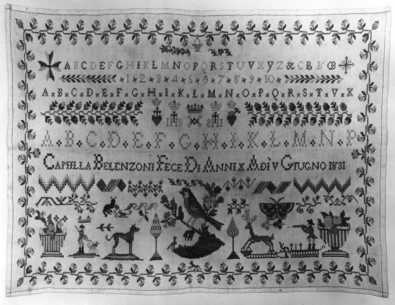 imparaticcio di Belenzoni Camilla (sec. XIX)