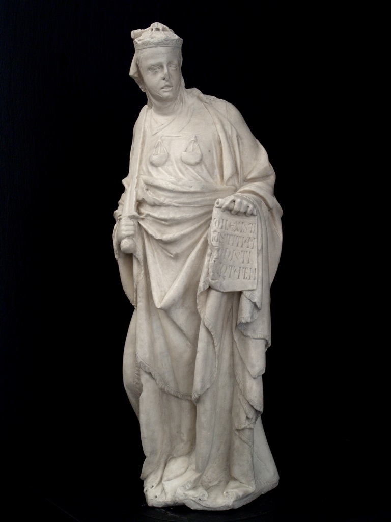 personificazione della Giustizia (statua, elemento d'insieme) di Giovanni Pisano (XIV)