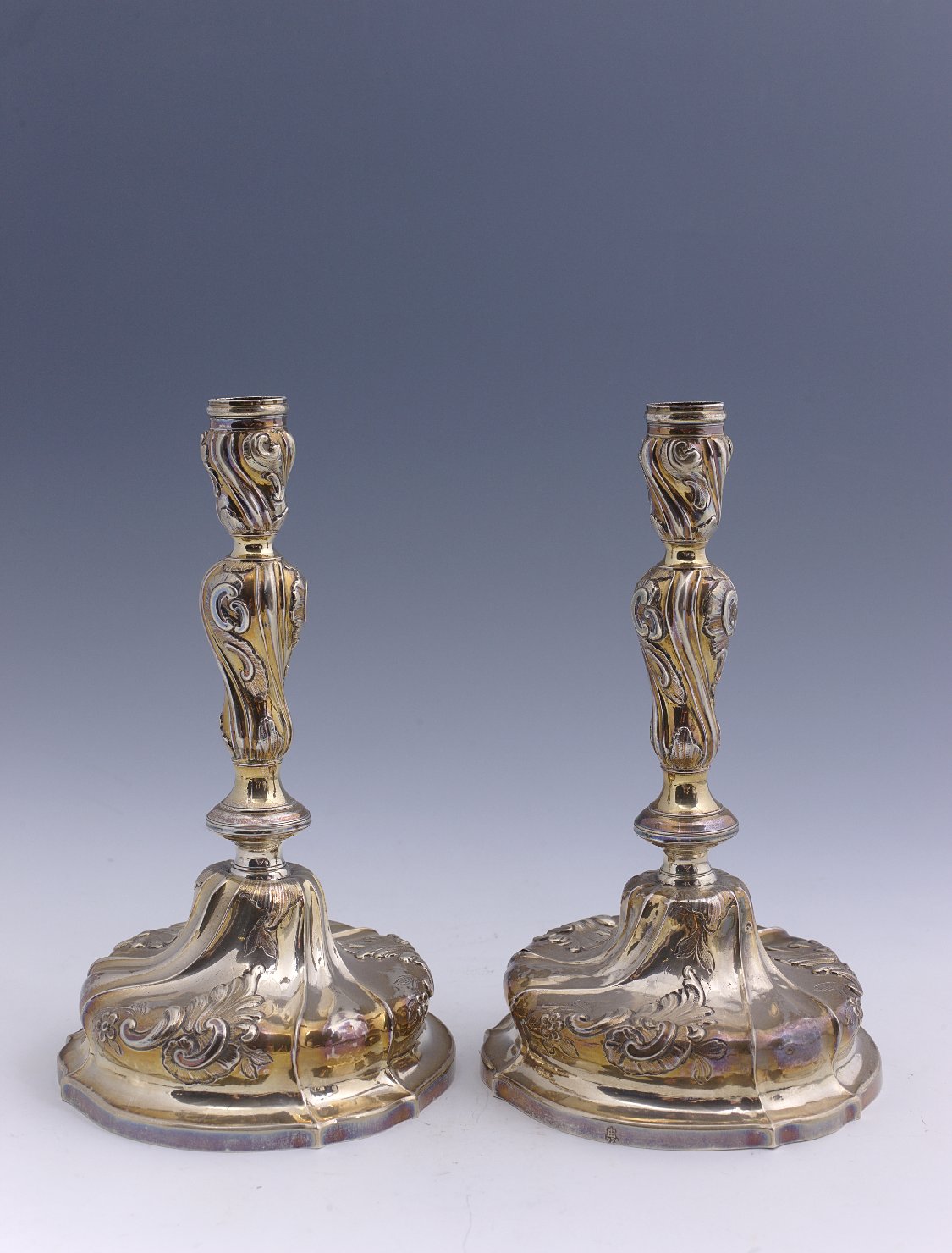 candeliere, coppia - produzione genovese (seconda metà XVIII)