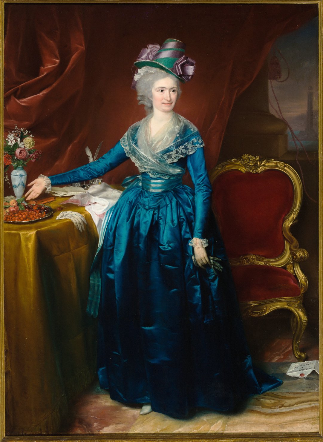 Ritratto di Maria Francesca Durazzo (dipinto, opera isolata) di Van Maron Anton (fine XVIII)