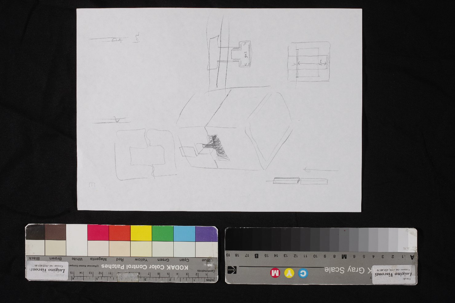 disegno, elemento d'insieme di Scarpa Carlo (ultimo quarto XX)