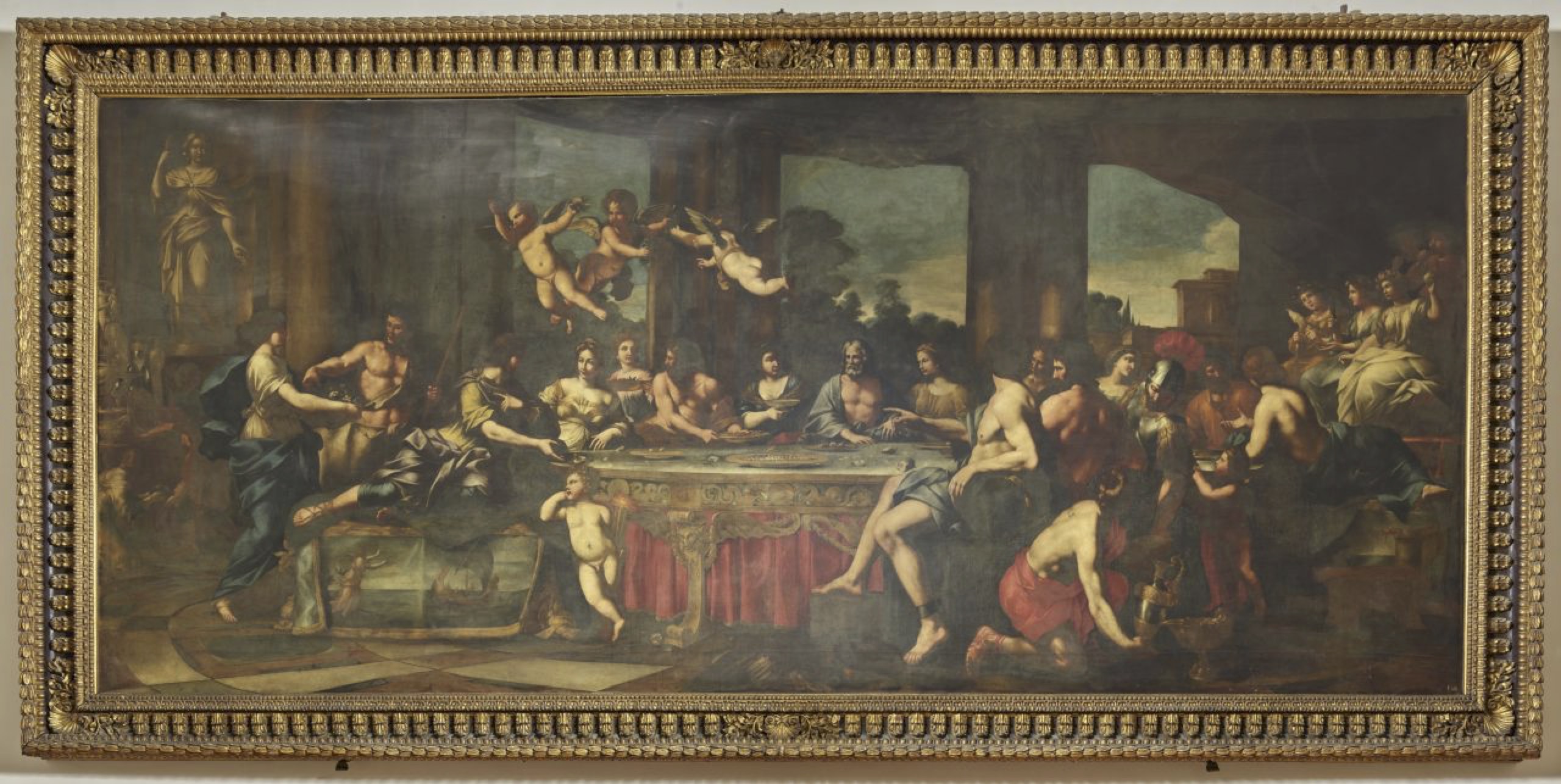 Le Nozze di Peleo e Teti (dipinto, opera isolata) di Belloni, Giuseppe (attribuito) - ambito romano (seconda metà XVII)