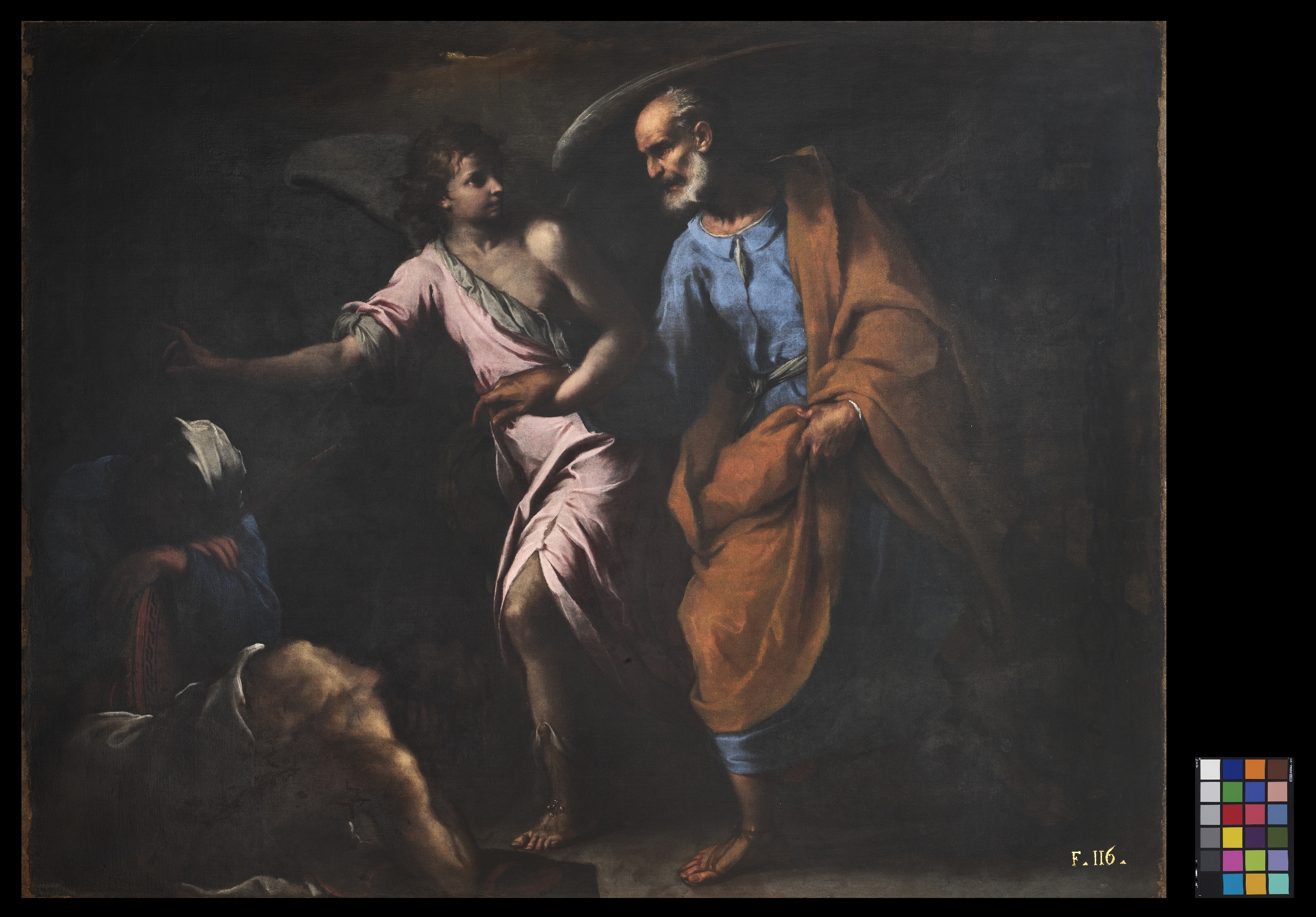 La liberazione di San Pietro dal carcere (dipinto, opera isolata) di Ridolfi Claudio (attribuito) - ambito Italia centro-settentrionale (prima metà XVII)