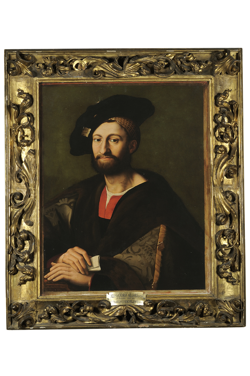 ritratto di Giuliano de' Medici duca di Nemours (dipinto) di Allori Alessandro (fine sec. XVI)
